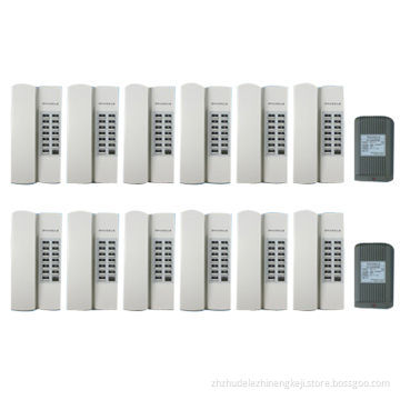 Audio Intercom System with 12V DC/1A Power Source and 100mA Current Consumption